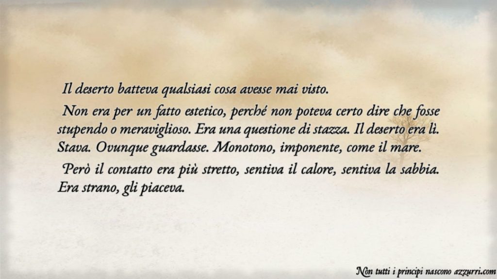 ritagli di libro deserto questione di stazza non tutti i principi nascono azzurri